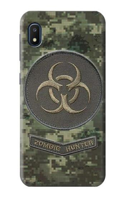 W3468 Biohazard Zombie Hunter Graphic Hard Case and Leather Flip Case For Samsung Galaxy A10e