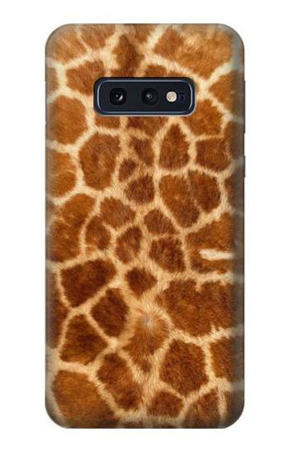 W0422 Giraffe Skin Hard Case and Leather Flip Case For Samsung Galaxy S10e