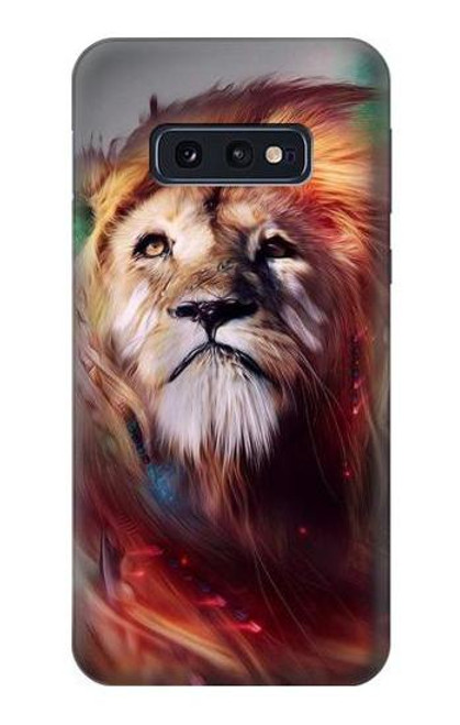 W0691 Leo Paint Hard Case and Leather Flip Case For Samsung Galaxy S10e