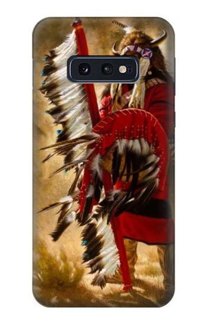 W0817 Red Indian Hard Case and Leather Flip Case For Samsung Galaxy S10e