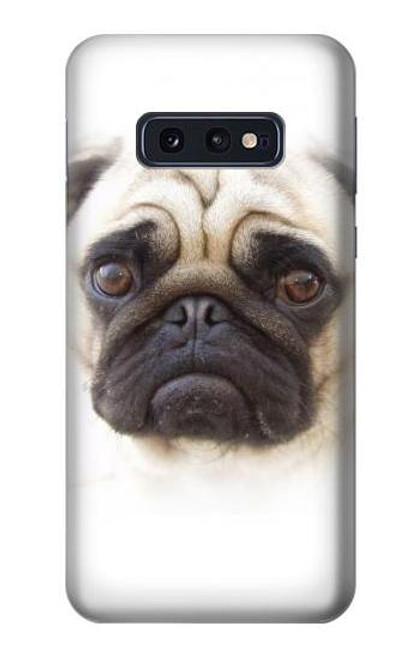 W1852 Pug Dog Hard Case and Leather Flip Case For Samsung Galaxy S10e