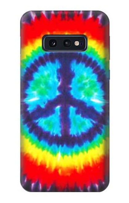 W1870 Tie Dye Peace Hard Case and Leather Flip Case For Samsung Galaxy S10e