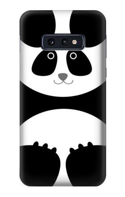 W2085 Panda Minimalist Hard Case and Leather Flip Case For Samsung Galaxy S10e