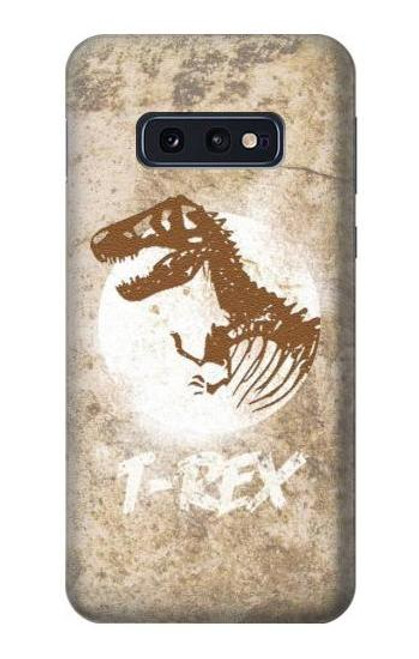 W2372 T-Rex Jurassic Fossil Hard Case and Leather Flip Case For Samsung Galaxy S10e