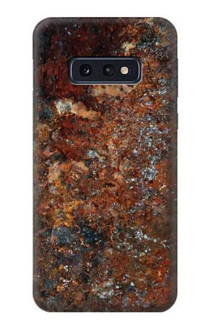 W2714 Rust Steel Texture Graphic Printed Hard Case and Leather Flip Case For Samsung Galaxy S10e