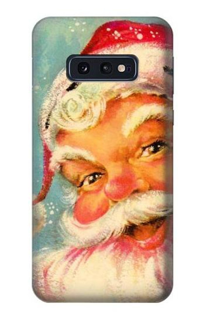 W2840 Christmas Vintage Santa Hard Case and Leather Flip Case For Samsung Galaxy S10e