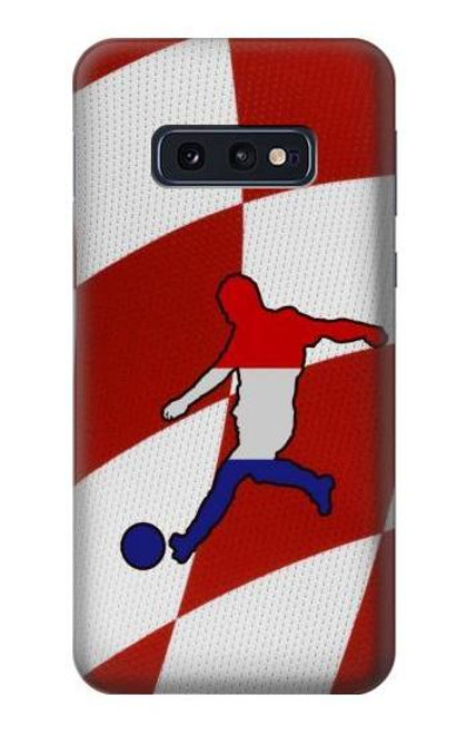 W2993 Croatia Football Soccer Euro 2016 Hard Case and Leather Flip Case For Samsung Galaxy S10e