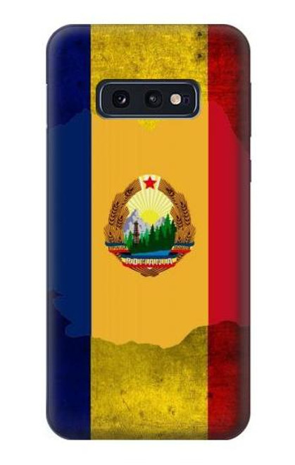 W3021 Romania Flag Hard Case and Leather Flip Case For Samsung Galaxy S10e