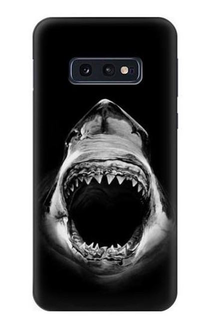 W3100 Great White Shark Hard Case and Leather Flip Case For Samsung Galaxy S10e