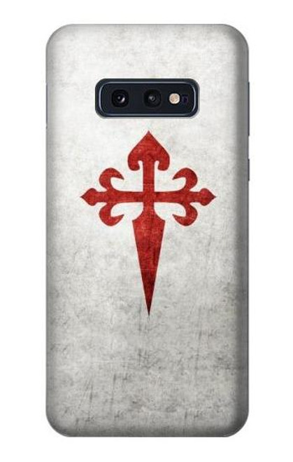 W3200 Order of Santiago Cross of Saint James Hard Case and Leather Flip Case For Samsung Galaxy S10e