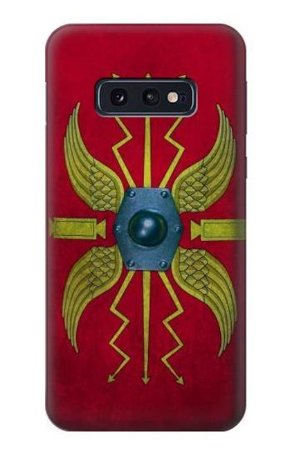 W3206 Roman Shield Scutum Hard Case and Leather Flip Case For Samsung Galaxy S10e