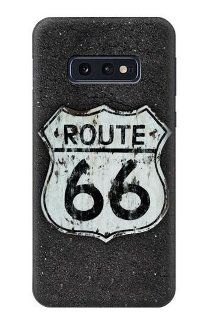 W3207 Route 66 Sign Hard Case and Leather Flip Case For Samsung Galaxy S10e