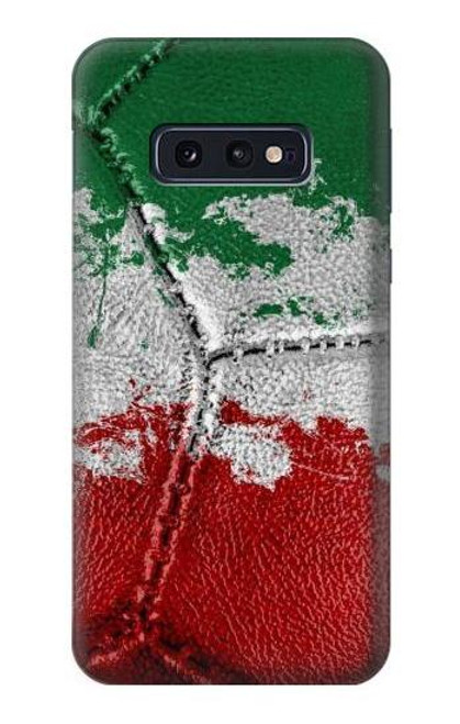 W3318 Italy Flag Vintage Football Graphic Hard Case and Leather Flip Case For Samsung Galaxy S10e