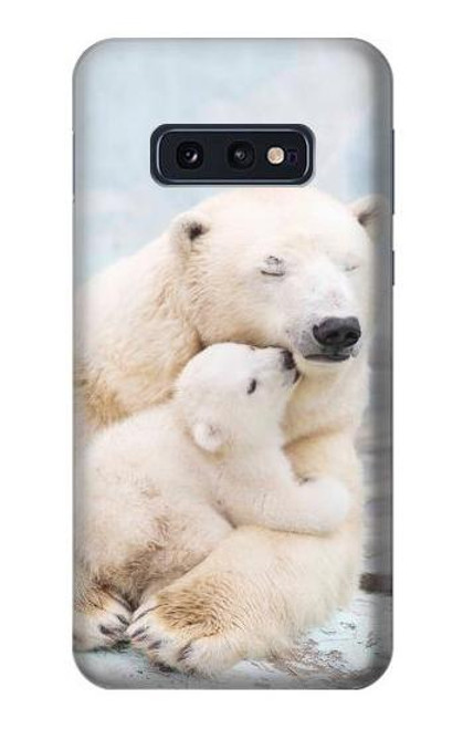 W3373 Polar Bear Hug Family Hard Case and Leather Flip Case For Samsung Galaxy S10e