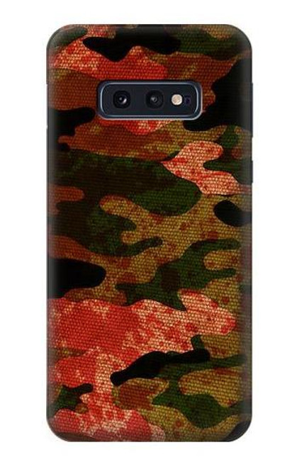 W3393 Camouflage Blood Splatter Hard Case and Leather Flip Case For Samsung Galaxy S10e