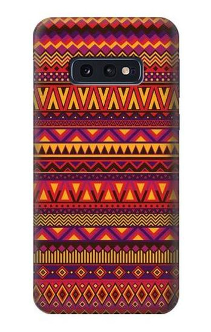 W3404 Aztecs Pattern Hard Case and Leather Flip Case For Samsung Galaxy S10e