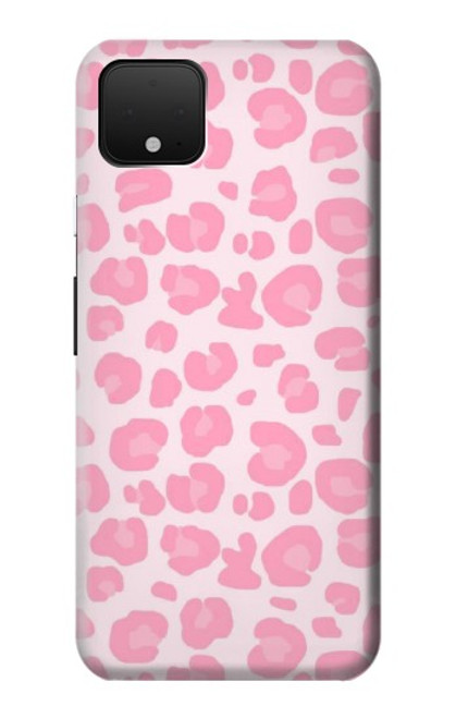 W2213 Pink Leopard Pattern Hard Case and Leather Flip Case For Google Pixel 4