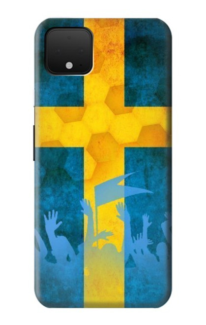 W2990 Sweden Football Soccer Euro 2016 Hard Case and Leather Flip Case For Google Pixel 4