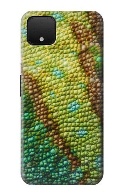 W3057 Lizard Skin Graphic Printed Hard Case and Leather Flip Case For Google Pixel 4