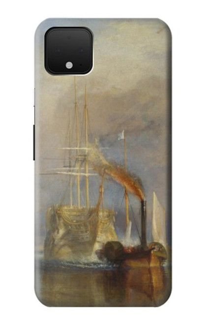 W3338 J. M. W. Turner The Fighting Temeraire Hard Case and Leather Flip Case For Google Pixel 4