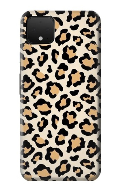 W3374 Fashionable Leopard Seamless Pattern Hard Case and Leather Flip Case For Google Pixel 4