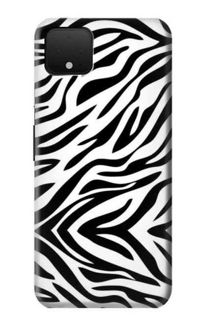 W3056 Zebra Skin Texture Graphic Printed Hard Case and Leather Flip Case For Google Pixel 4 XL