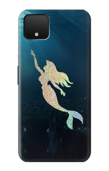 W3250 Mermaid Undersea Hard Case and Leather Flip Case For Google Pixel 4 XL