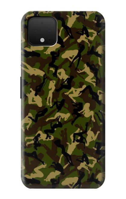 W3356 Sexy Girls Camo Camouflage Hard Case and Leather Flip Case For Google Pixel 4 XL