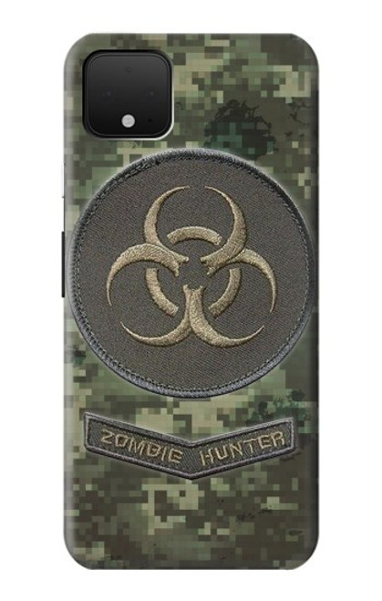 W3468 Biohazard Zombie Hunter Graphic Hard Case and Leather Flip Case For Google Pixel 4 XL