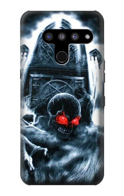 W0297 Zombie Dead Man Hard Case and Leather Flip Case For LG V50, LG V50 ThinQ 5G
