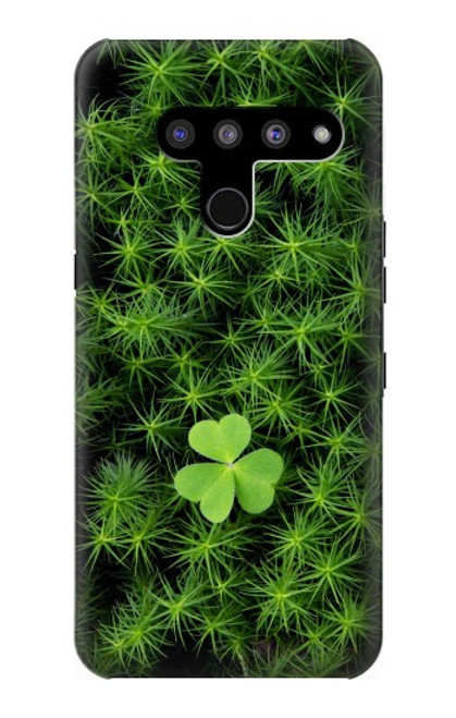 W0358 Clover Lucky Leaf Hard Case and Leather Flip Case For LG V50, LG V50 ThinQ 5G