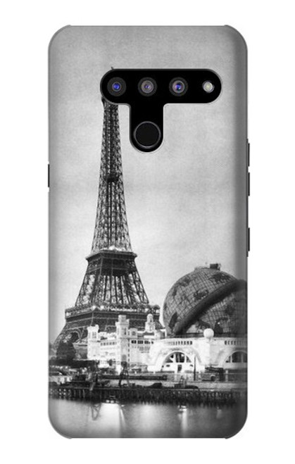 W2350 Old Paris Eiffel Tower Hard Case and Leather Flip Case For LG V50, LG V50 ThinQ 5G