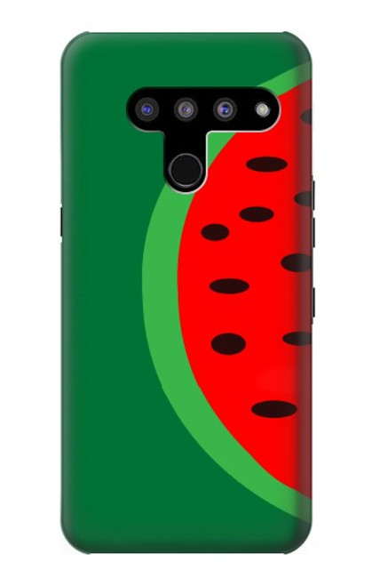 W2383 Watermelon Hard Case and Leather Flip Case For LG V50, LG V50 ThinQ 5G