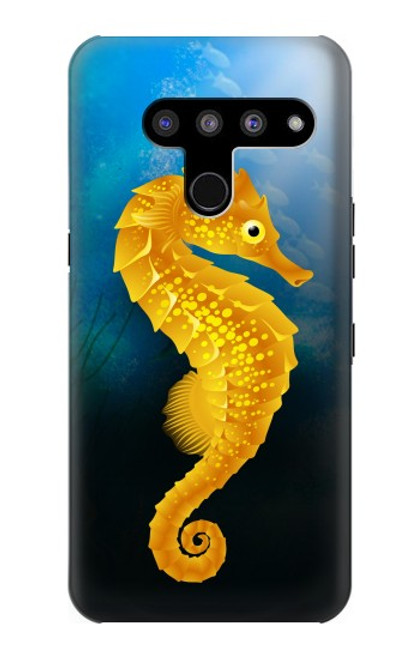 W2444 Seahorse Underwater World Hard Case and Leather Flip Case For LG V50, LG V50 ThinQ 5G