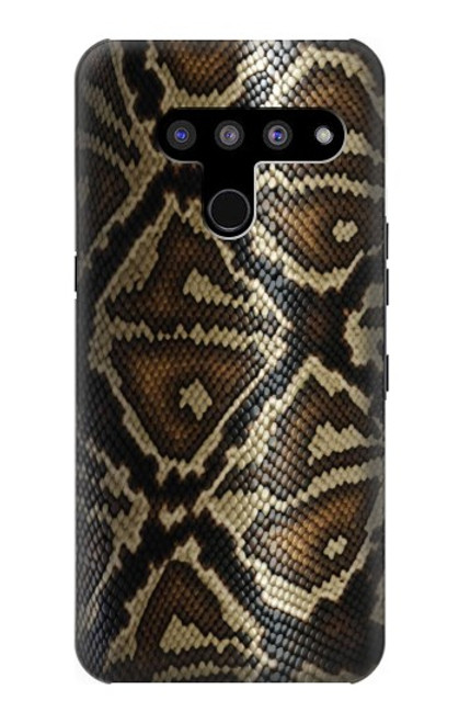 W2712 Anaconda Amazon Snake Skin Graphic Printed Hard Case and Leather Flip Case For LG V50, LG V50 ThinQ 5G