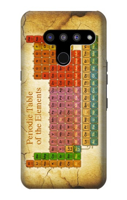 W2934 Vintage Periodic Table of Elements Hard Case and Leather Flip Case For LG V50, LG V50 ThinQ 5G