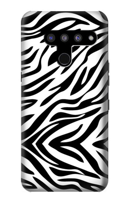 W3056 Zebra Skin Texture Graphic Printed Hard Case and Leather Flip Case For LG V50, LG V50 ThinQ 5G