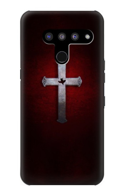 W3160 Christian Cross Hard Case and Leather Flip Case For LG V50, LG V50 ThinQ 5G