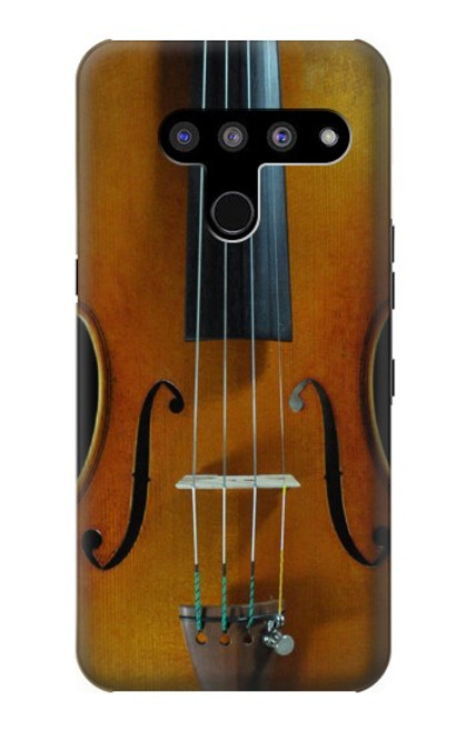 W3234 Violin Hard Case and Leather Flip Case For LG V50, LG V50 ThinQ 5G