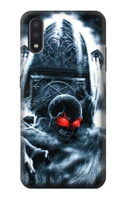 W0297 Zombie Dead Man Hard Case and Leather Flip Case For Samsung Galaxy A01