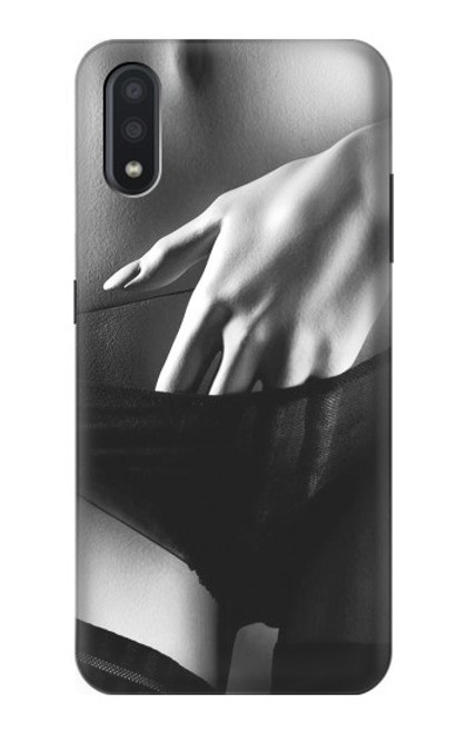 W0547 Sexy Man Hard Case and Leather Flip Case For Samsung Galaxy A01