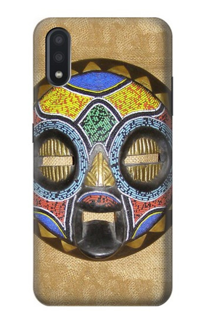 W0965 African Baluba Hard Case and Leather Flip Case For Samsung Galaxy A01