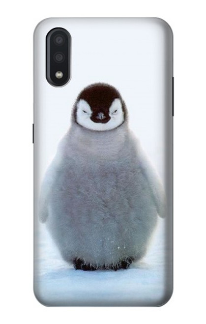 W1075 Penguin Ice Hard Case and Leather Flip Case For Samsung Galaxy A01