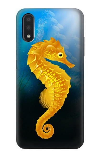 W2444 Seahorse Underwater World Hard Case and Leather Flip Case For Samsung Galaxy A01