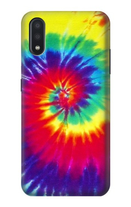 W2884 Tie Dye Swirl Color Hard Case and Leather Flip Case For Samsung Galaxy A01