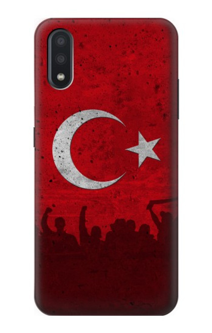 W2991 Turkey Football Soccer Hard Case and Leather Flip Case For Samsung Galaxy A01