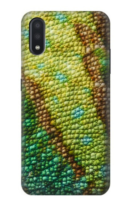 W3057 Lizard Skin Graphic Printed Hard Case and Leather Flip Case For Samsung Galaxy A01