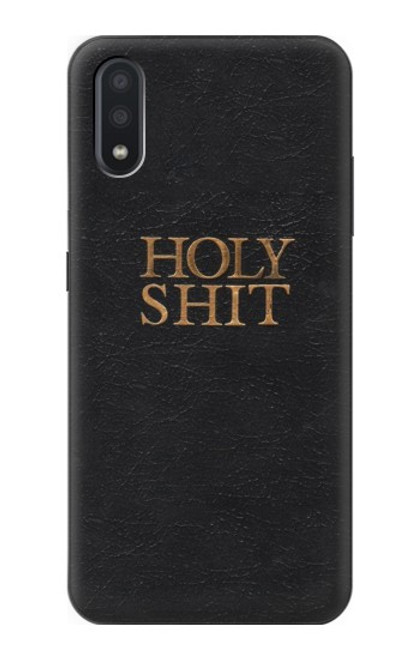 W3166 Funny Holy Shit Hard Case and Leather Flip Case For Samsung Galaxy A01