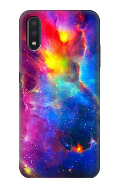 W3371 Nebula Sky Hard Case and Leather Flip Case For Samsung Galaxy A01