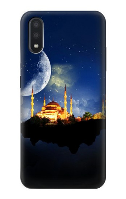 W3506 Islamic Ramadan Hard Case and Leather Flip Case For Samsung Galaxy A01